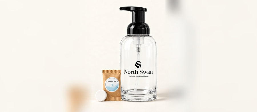 North Swan Swanflaske og parfumefri refill-tablet