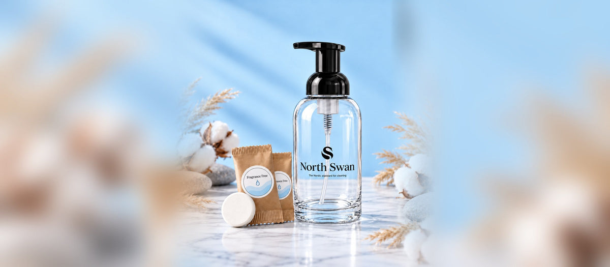 North Swan Starter Kit Parfumefri med Swanflaske og refill-tabletter