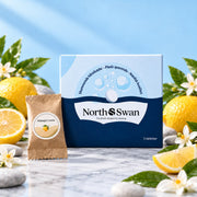 North Swan refill-æske med 3 tabletter og Midnight Lemon refill-tablet
