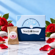 North Swan refill-æske med 3 tabletter og Blushing Rose refill-tablet