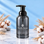 North Swan Swanflaske i Sort glas med skumpumpe